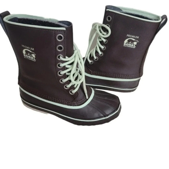 SOREL Premium Waterproof Snow winter Blizzard Boot  Snowglobe Women's sz 6 - Picture 1 of 9